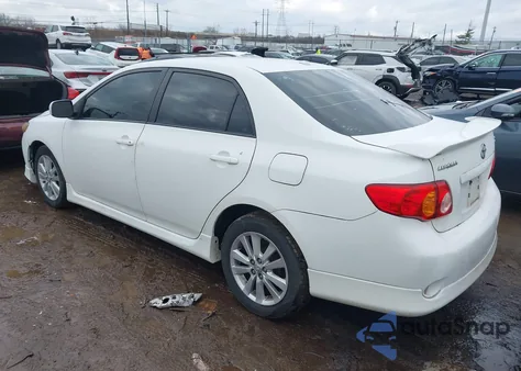 2010 Toyota Corolla S из США, поврежденный, VIN 1NXBU4EE4AZ343098